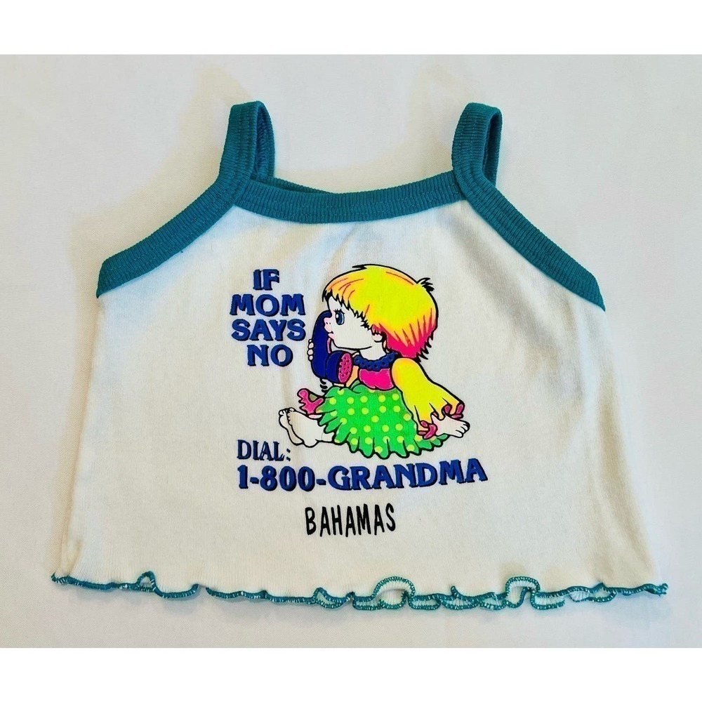 NWOT - Bahamas graphic tank top for baby girl - One Size